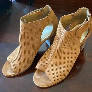 Marc Fisher Brown Suede Booties